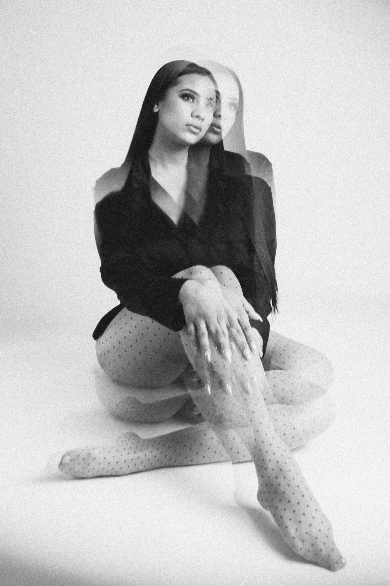 CYN album shoot portrait in studio