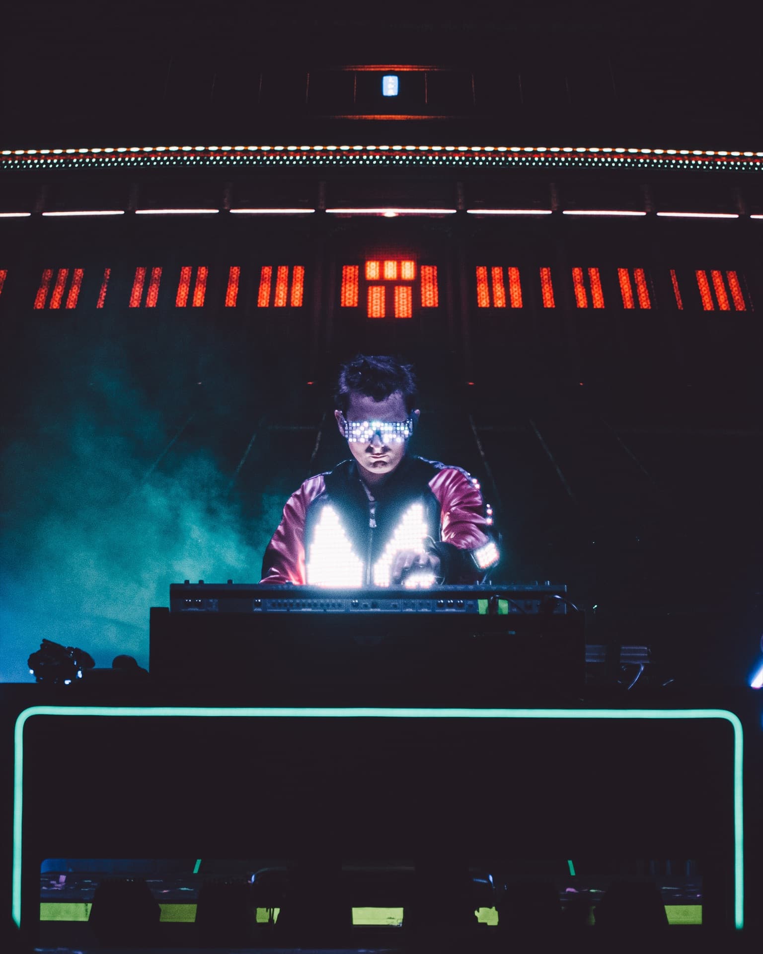 Muse performing at Madison Square Garden