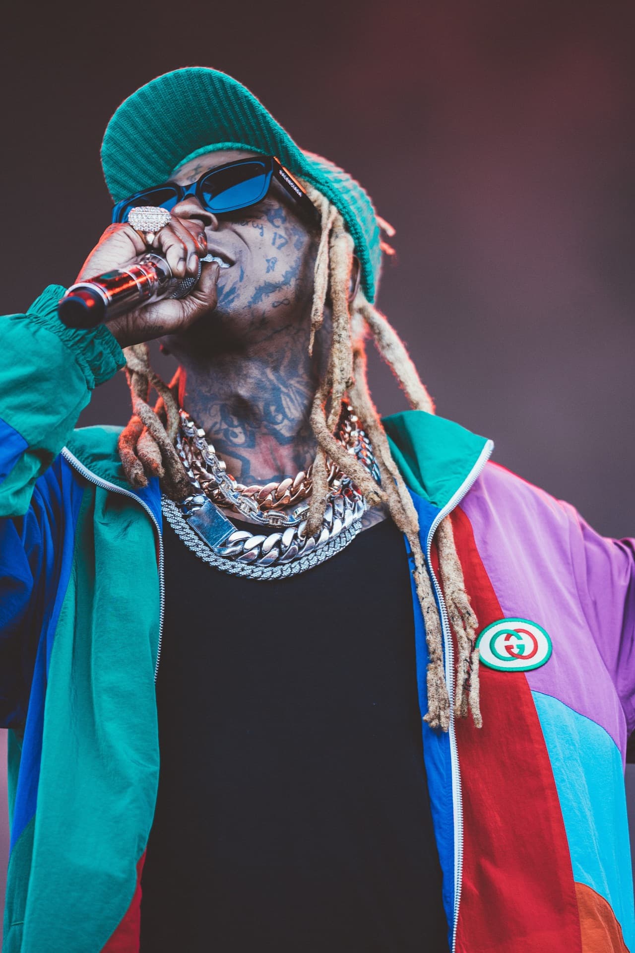 Live music performance under summer lights