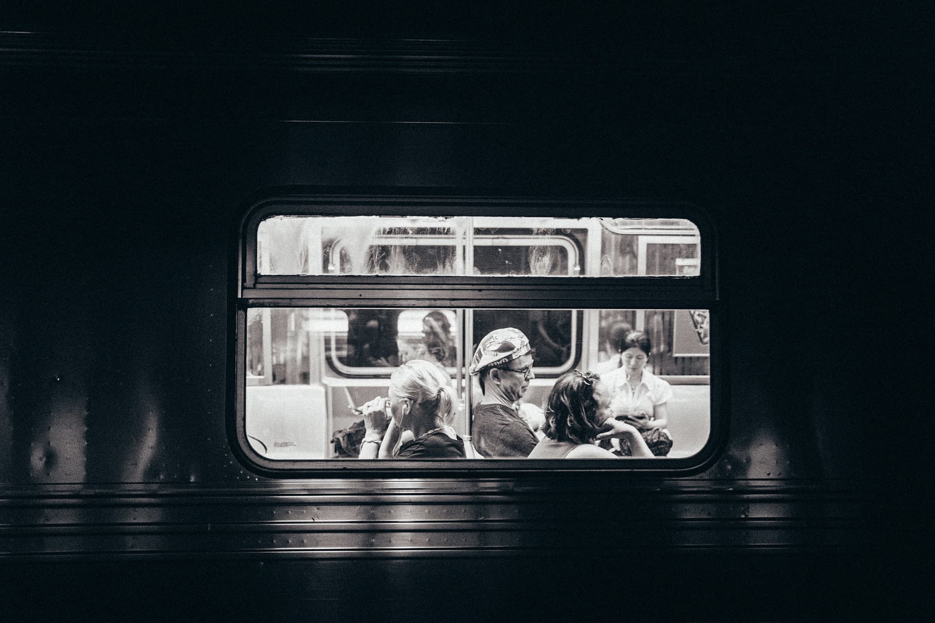 NYC street scene with architectural elements