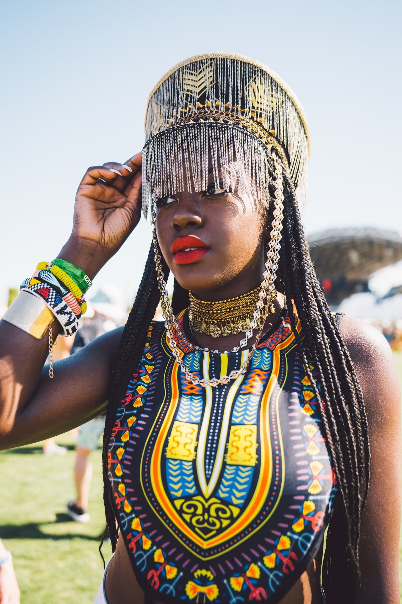 Portrait at Coachella music festival