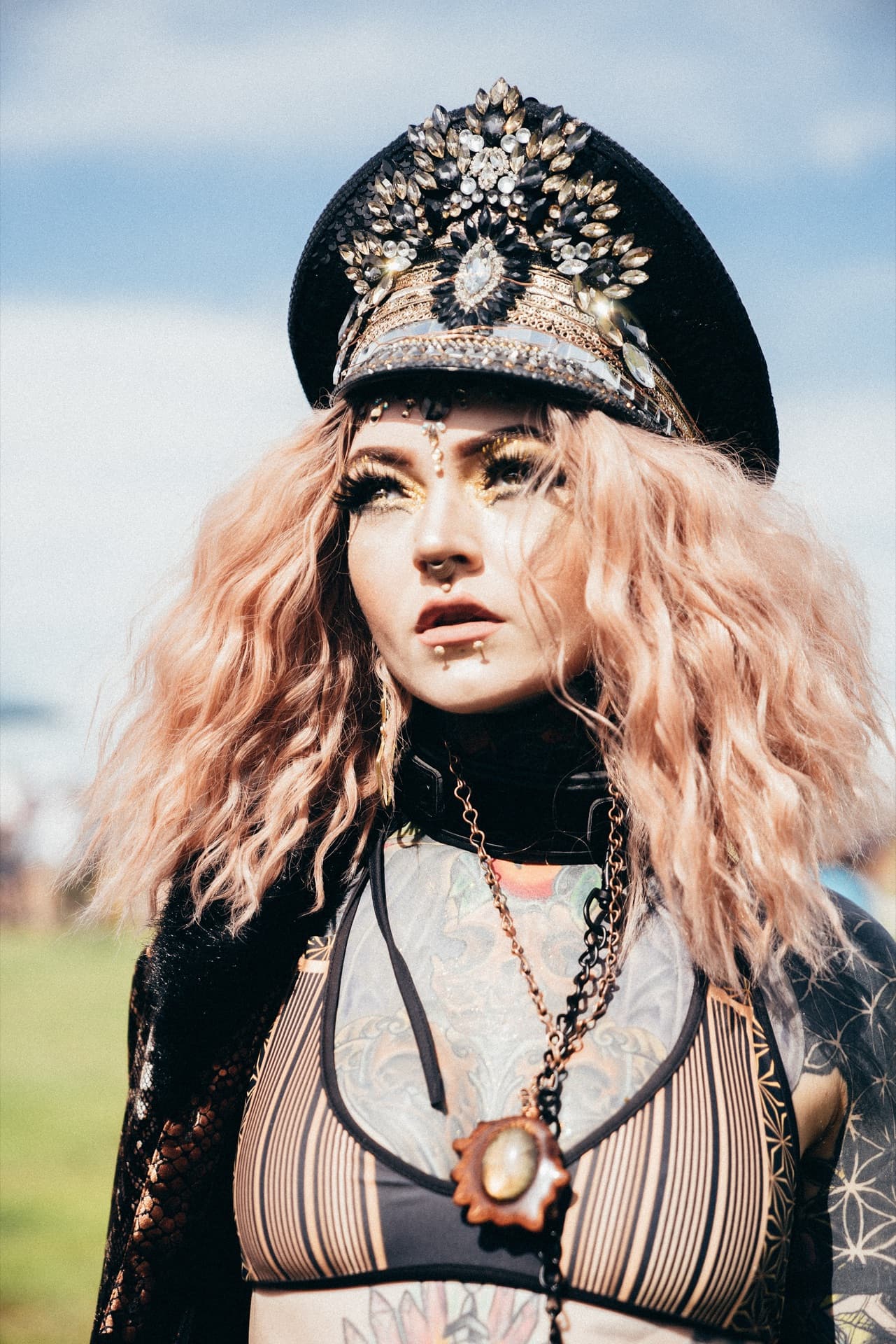 Bonnaroo music festival day one portrait