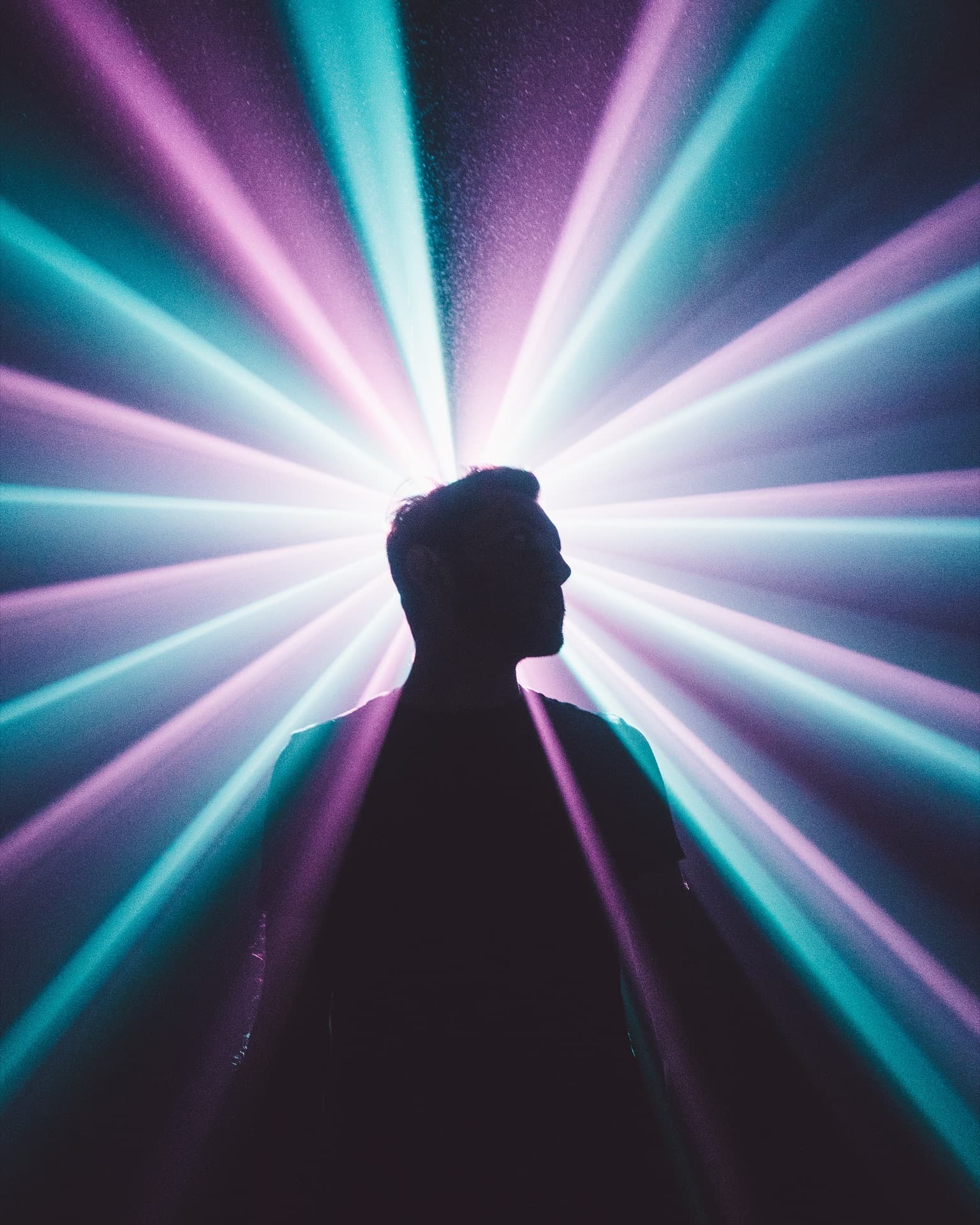 Portrait photograph with studio lighting